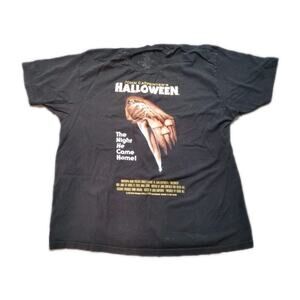 Halloween The Night He Came Home! Movie Promo Size XXL Black